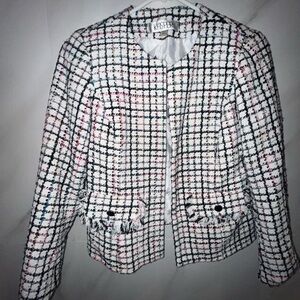 Kasper Women's Multicolor Tweed Blazer